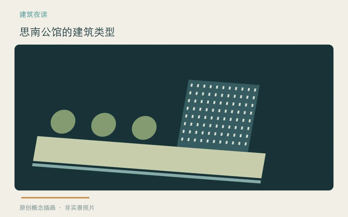 思南公馆的建筑类型:主题概念插画