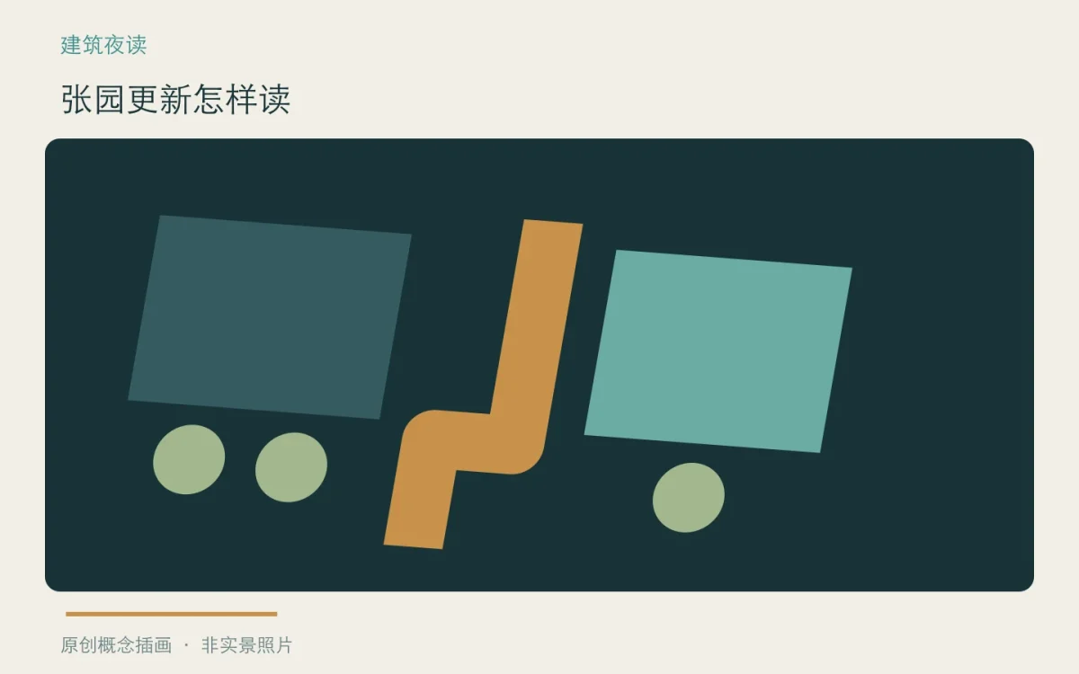 张园更新怎样读:主题概念插画