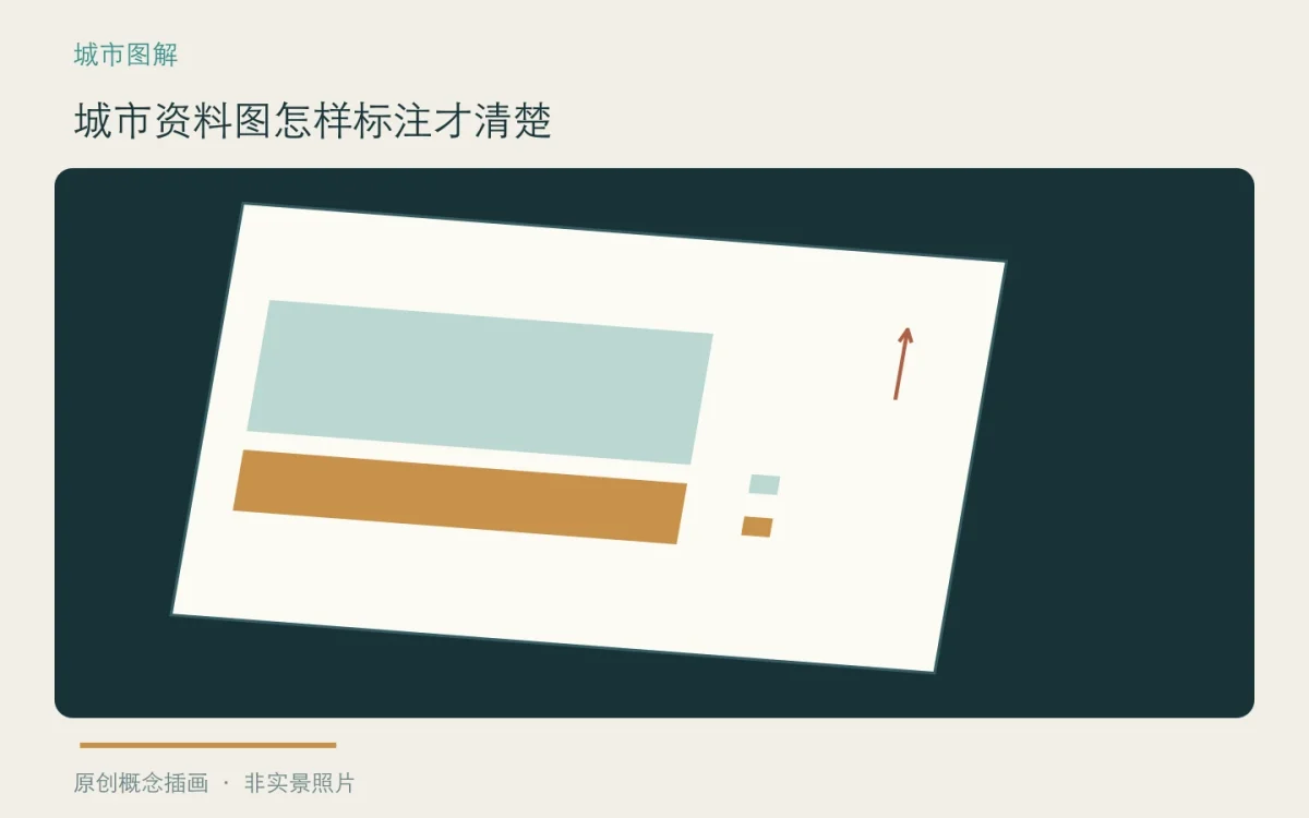 城市资料图怎样标注才清楚:主题概念插画